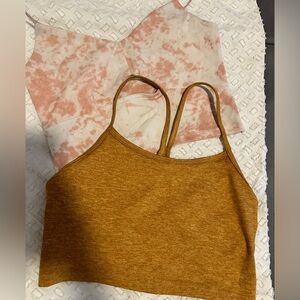 Bundle Cropped Yoga Active Tops Medium
